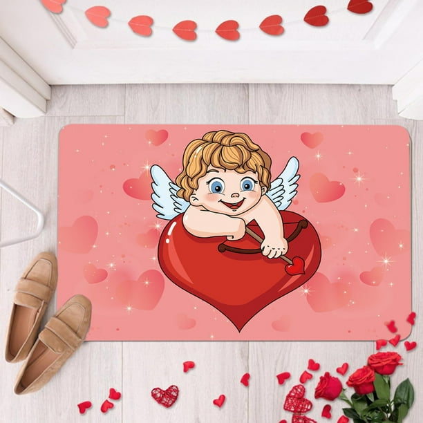TUWABEII - Regalos de San Valentín - Alfombrillas decorativas para el suelo de baño con diatomeas, absorbentes de agua y de secado rápido, regalos para mujeres