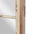 thumbnail image 6 of DecMode 32" x 51" White Window Pane Inspired Wall Mirror with Arched Top and Distressing, 6 of 10