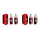 thumbnail image 1 of Tabla de Limpieza de Vidrios, Removedor PelíCula Aceite Vidrio para AutomóViles, Revestimiento Vidrio para Eliminar la Fuerza del Parabrisas (2 Pieza Roja y 4 Piezas de Limpiador), 1 of 5