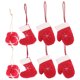 thumbnail image 1 of Colgantes de fieltro navideño, adornos para árbol de Navidad, decoraciones para festivales (estilo aleatorio), 8 Uds., 1 of 8