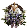 thumbnail image 4 of Easter Front Door Wreath Door Hanging Decorative Wreath Artificial Flower 50cm, 4 of 8