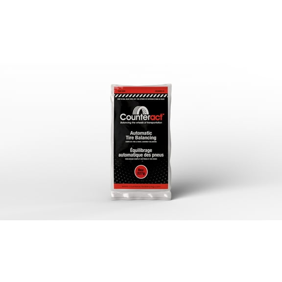 Counteract 8OZ-B12 Centrifugal Force Tire/Wheel Balancing Beads - Off-Road Vehicles, Light Duty Truck Tires, (12) 8oz Balance Bead Bags, (12) Valve Caps and Cores