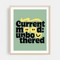 thumbnail image 2 of Stay Unbothered - Typography Quote Humor Modern Art Pop Art Pastel Whimsical Unframed Wall Art Print 6 x 8 inches, 2 of 13