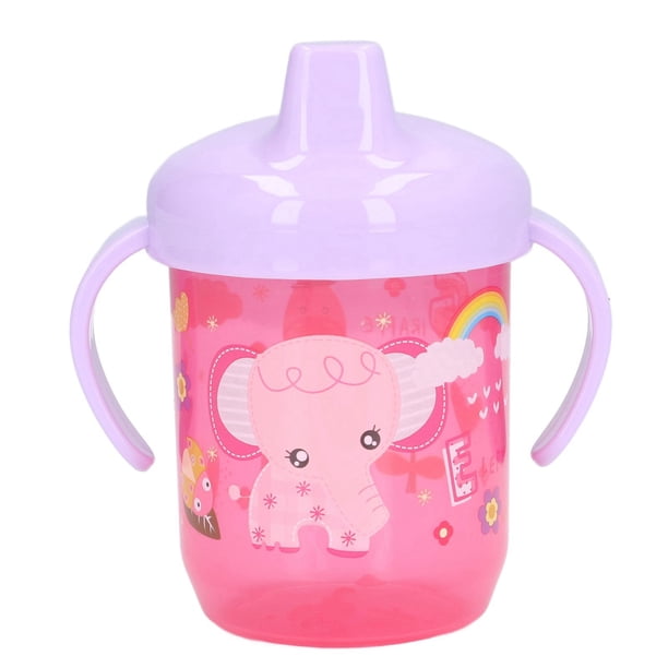 Trainer Cup, Baby Sippy Cup 260ml Mellow Spill Proof Cartoon Animal Pattern Ergonomic For Home Travel For Daily Life ANGGREK Otros