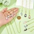 thumbnail image 3 of 10Pcs Ceiling Fan Pull Chain Extenders 13.7 Inch Enamel Cat Charm Light Pull Chain Adjustable Decorative Extension Connector Hanging Ornaments for Lighting Lamp Decor, 3 of 8