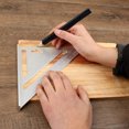 thumbnail image 3 of EastVita Multifunction Thicken Aluminun Alloy 45 Degree Triangular Ruler, 3 of 5