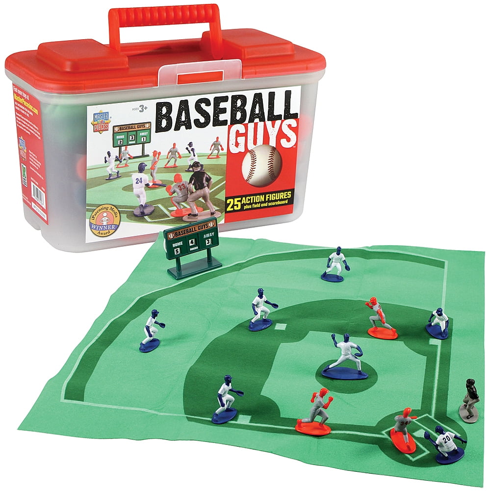 Baseball Guys Action Set 26" Square Field w/ 24 Uniformed Player