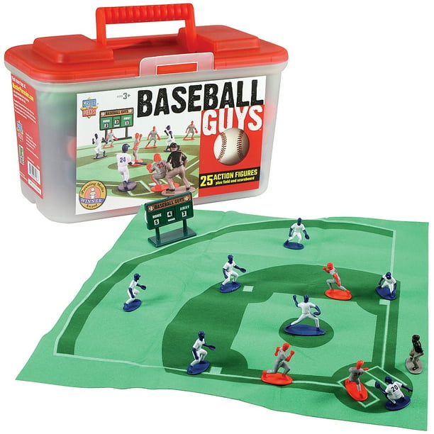 Baseball Guys Action Set 26" Square Field w/ 24 Uniformed Player