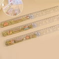 thumbnail image 3 of Multi-function Drawing Tools Student Stationery Measuring Tools Cartoon Capybara Measuring Ruler Folding Ruler Drawing Ruler, 3 of 11