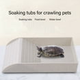 thumbnail image 4 of Slip   Feeding Dish With Ramp And Basking Platform For Reptile Water And Food, 4 of 8