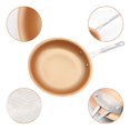 thumbnail image 2 of Skillet Copper Red Pan Ceramic Induction Frying Pan Saucepan Skillet Scratch Resistant 10 Inches Nonstick Skillet, 2 of 5