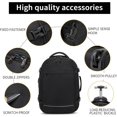 thumbnail image 3 of 40L Rolling Backpack for Travel,Water Resistant Wheeled Laptop Backpack for Business,Fits 15.6-17 Inch Notebook,Durable Roller Computer Backpack for Women Men,Black, 3 of 6
