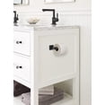 thumbnail image 2 of BH36061CMB  Matte Black Single Post Toilet Paper Holder 7-1/16 in Length Glacio  Wall Mount Bathroom Hardware, 2 of 6