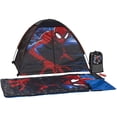 thumbnail image 1 of Kit de Camping 4 Pièces pour Enfants Spiderman avec Tente et Sac de Couchage, 1 of 4