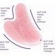 thumbnail image 2 of Gua Sha Massage Tool Rose Quartz Jade GuaSha Facial Tool, Gua-Sha Stone for Neck Body SPA Acupressure Scraping, 2 of 4