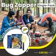 thumbnail image 4 of ZAP IT! Mini Bug Zapper - Rechargeable Mosquito, Fly Killer and Bug Zapper Racket - 4,000 Volt - USB Charging, Super-Bright LED Light to Zap in The Dark - Safe to Touch, 4 of 8