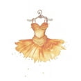 thumbnail image 2 of Medley, Elizabeth 12x14 White Modern Wood Framed Museum Art Print Titled - Golden Tutu, 2 of 4
