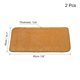 thumbnail image 2 of Memoria Espuma Baño Alfombra 2uds, 15.7" x 24" Coral Vellón Baño Ducha Alfombra Antideslizantes Lavables Alfombras para Cocina Baño Pisos - Marrón, 2 of 5