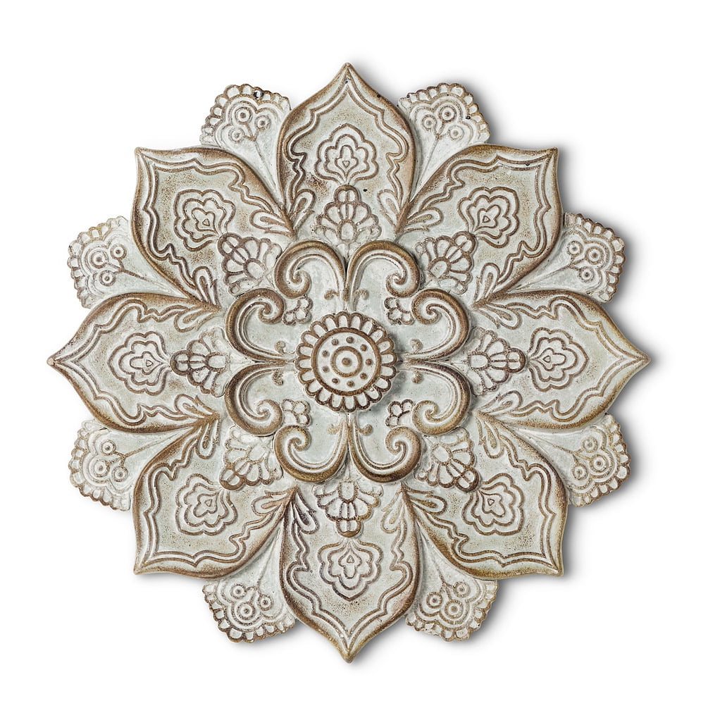 Mandala Flower Garden Wall Plaque