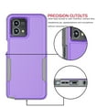 thumbnail image 2 of Tekcoo Silicone Rugged Cell Phone Case for Motorola Moto G Stylus 5G 2023, Purple, 2 of 8