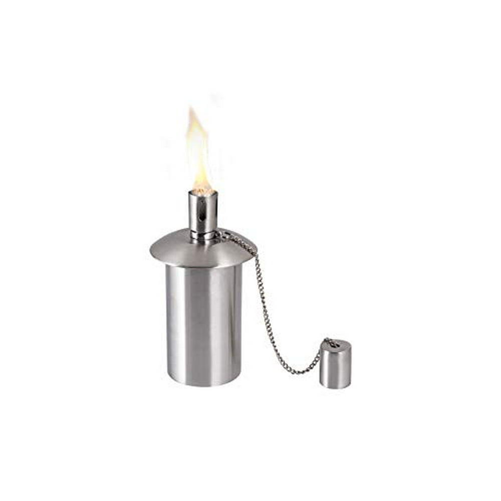Firefly Brushed Stainless Steel Tiki Torch Canister Replacement with