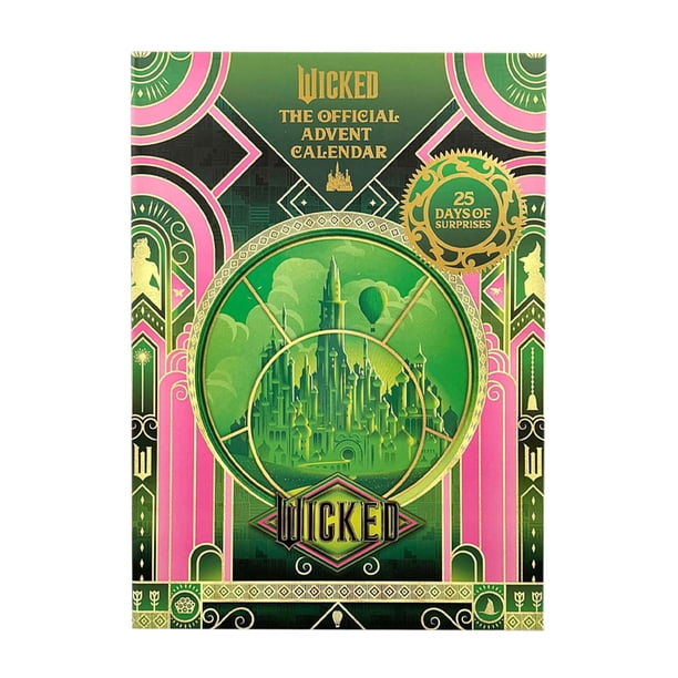 Adornos Temáticos Películas Calendario Adviento Wicked 25 Días Sorpresa