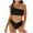 Black, variant on BeAi Swim Suits for Women 2025 One Piece Metallic Bikini Set Womens Swimwear One Piece with Shorts Beachwear Women Plus Size Vintage Previous Orders