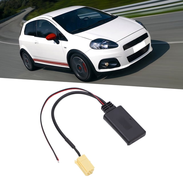 Adaptador AUX IN, Resistente Al Desgaste, Buen Efecto De Sonido, Cable De Audio Para Automóvil, ABS De 6 Pines Duradero Para Estéreo MINI ISO