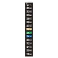 thumbnail image 2 of LCD ADHESIVE STRIP FLAT THERMOMETER STICK ON FOR WINDOW FISH TANK AQUARIUM6 C2C4, 2 of 2