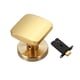 thumbnail image 5 of Cerradura de puerta Invisible Sunnimix cuadrado de un solo lado dorado, 5 of 8
