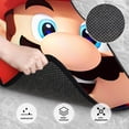 thumbnail image 3 of Lsque Mario Print 4-Piece Floor Mats, Heavy-Duty Rubber Liners, Anti-Slip Design, All-Season Automotive Protection, Vehicles, Cars, Trucks, and SUVs, 3 of 7