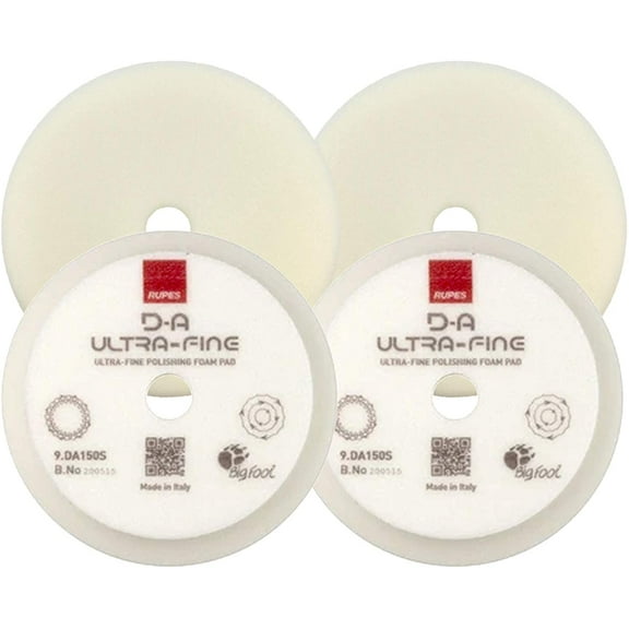 RUPES 150 mm (6 inch) High Performance Ultra Fine Foam Pad D-A Ultra Fine (4)