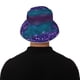 thumbnail image 5 of Balery Purple and Green Glitter Sombreros para el sol para hombre y mujer, sombrero de pescador con UPF 50+, 5 of 6