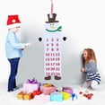 thumbnail image 1 of Fiudx Calendario Navideño de Cuenta Regresiva, Forma de Árbol Festivo, Fieltro Suave, Decoración Colorida, Almacenamiento para Sorpresas Navideñas, Versátil para Colgar En La Pared o Puerta, Tamaño 7, 1 of 6