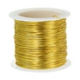thumbnail image 1 of Cable de cobre sólido Uxcell de 171 pies, 0.5 mm, 24 calibre, tono dorado, 1 of 5