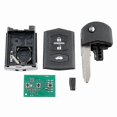 thumbnail image 1 of Car Smart Remote Key 3 Buttons 80-Bit 63 Chip Car Key Fob Fit for 2 3 5 6 RX8 MX5 433Mhz, 1 of 5