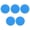 Blue, variant on 6cm Bouncy Ball, 5pcs Multi Purpose Elastic Hand Exercise Balls For Kids For Swimming Pools Blue,Yellow,Orange