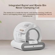 DOEL Self Cleaning Cat Litter Box, 65L Automatic Cat Litter Box, Smart Cat Litter Machine with APP Control, Electric Self Scooping Litter Box, Cat Safety Protection Litter Box