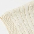 thumbnail image 6 of Qingpeng Boys Girls V Neck Pullover Vest Sleeveless School Top with Cable Texture Design, 6 of 8