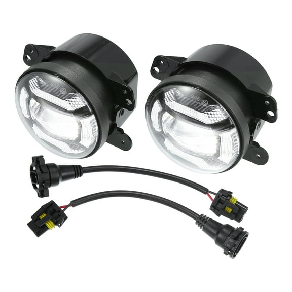 4 Inch LED Fog Light for Jeep Wrangler JK 2 Door 2007-2018 Die Cast Aluminum Driving Fog Lights 1 Pair