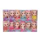 thumbnail image 1 of 12pcs Girl Doll Keychain Colorful Dress Cute Exquisite Mini Doll Keyring Decoration Birthday Gift, 1 of 4