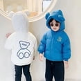 thumbnail image 5 of AJZIOJIRO Kids Toddler Boys Girls Puffer Down Jacket for Baby Winter Warm Down Coats Outwear 2-9Y Boys Girls Hooded Ears Thickened Snowsuit Cartoon Outwear Jacket, 5 of 8