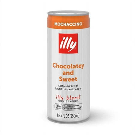 illy Ready To Drink Coffee Mochaccino 8.5 Fl Oz Cans (12-Pack)