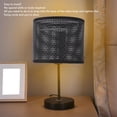 thumbnail image 3 of Pantalla De Luz E27 E14, Material De PE De Pantalla Hueca Retro Elegante Para Lámpara De Pared Para Lámpara De Pie, 3 of 7