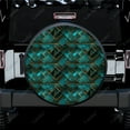 thumbnail image 2 of Formes Abstraites Design Cool Polyester Roue de Rechange Universelle Couverture de Pneu pour Remorque RV SUV Camion Camping-Car, 2 of 5