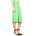 thumbnail image 2 of Made by Johnny Women's Knit Culottes Pants XXXXL MINT, 2 of 6