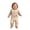 Beige&&100, variant on CONROSES Thanksgiving Day Toddler Baby Boys Hooded Jumpsuits Letter Graphic Onesies Long Sleeve Fall Winter One Piece Footless Romper, Size 9-12 Months