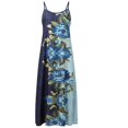thumbnail image 2 of Pisexur Robes d'Été pour Femmes Fluide Imprimé Floral Ensemble Deux Pièces Robe en Chiffon Grande Taille Col Rond Sans Manches Robe Maxi, 2 of 5