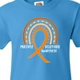 thumbnail image 4 of Inktastic Multiple Sclerosis Awareness Orange Ribbon Rainbow Youth T-Shirt, 4 of 5