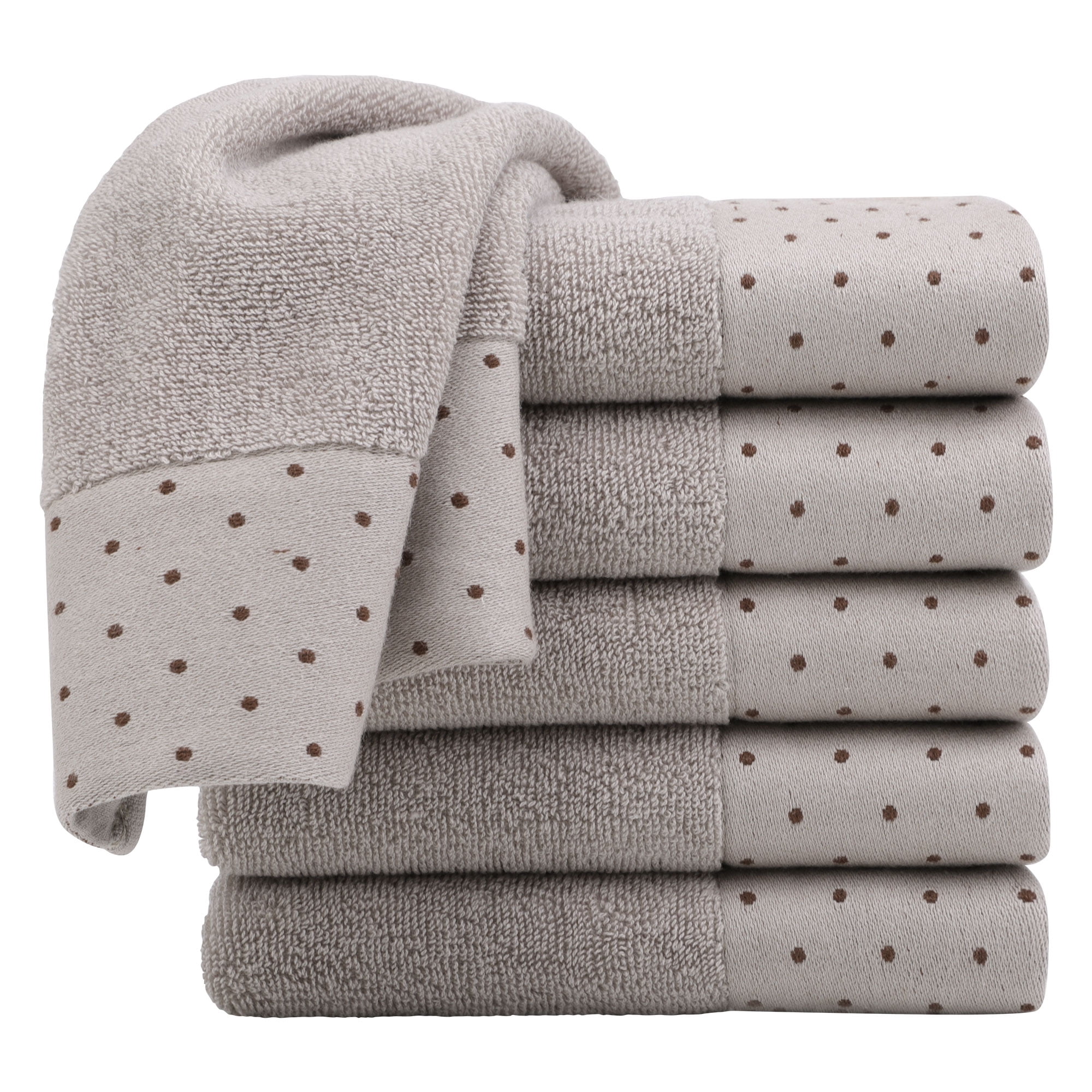 Unique Bargains Cotton 600 GSM Absorbent Hand Towel Set 14" x 30" Bone